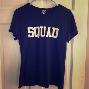 Suburban Riot SQUAD Navy Blue + White Tee